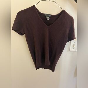 Banana Repubkic cashmere short sleeve sweater